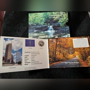 2002 Indiana Uncirculated Quarter Collector Set with Illustrated Folder